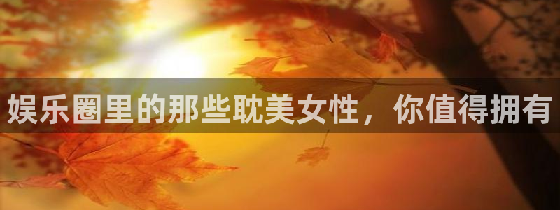 星辉平台体育4：娱乐圈里的那些耽美女性，你值得拥有