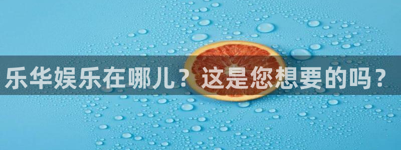 星辉平台游戏官网入口：乐华娱乐在哪儿？这是您想要的吗？